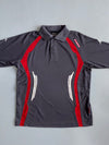 Kappa | Color-Block Polo Grey/Red | (M)