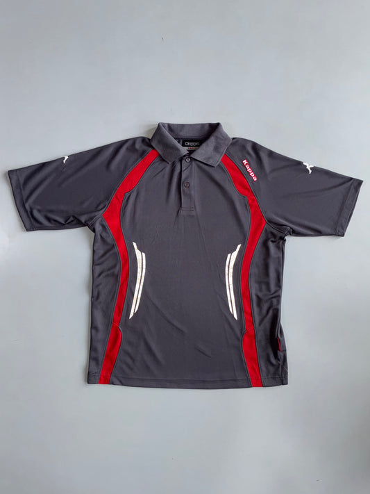 Kappa | Color-Block Polo Grey/Red | (M)