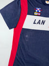 Napoleone LAN 55 Motors Triumph Racing Navy & Red Graphic T-Shirt (2XL)