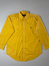 Polo Ralph Lauren Blake Yellow Cotton Long Sleeve Button-Down Shirt (2XL)