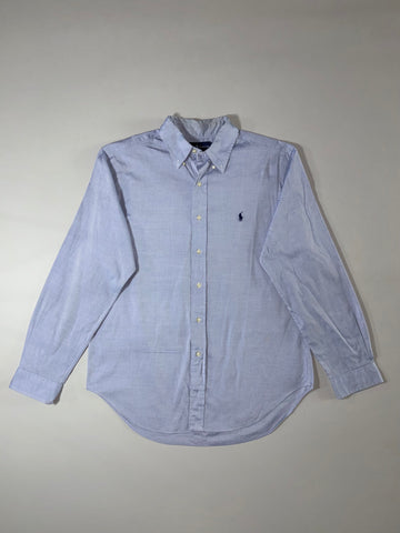 Polo Ralph Lauren Classic Fit Light Blue Oxford Long Sleeve Button-Down Shirt (XL/2XL)