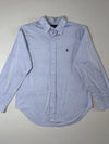 Polo Ralph Lauren Classic Fit Light Blue Oxford Long Sleeve Button-Down Shirt (XL/2XL)