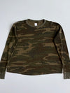 Gap Camo Print Waffle Thermal Long Sleeve Tee(2XL)