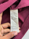 Abercrombie & Fitch Muscle Fit Long Sleeve Tee Maroon (M)