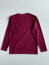 Abercrombie & Fitch Muscle Fit Long Sleeve Tee Maroon (M)