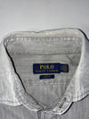 Polo Ralph Lauren Grey Denim Chambray Slim Fit Shirt Women’s (S)