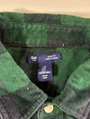 Gap Green & Black Buffalo Check Flannel Shirt (L)