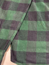 Gap Green & Black Buffalo Check Flannel Shirt (L)