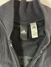 Adidas Black Windbreaker Cropped Bomber Jacket  (S)