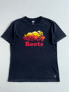 Roots Beaver Logo Graphic T-Shirt Black (L)