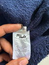 Fila Sherpa Fleece Hoodie Navy Blue  (M)