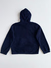 Fila Sherpa Fleece Hoodie Navy Blue  (M)