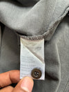 Lambretta Graphic Print Polo Shirt Grey (L)