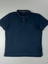 Tommy Hilfiger Navy Slim Fit Polo Shirt (2XL)