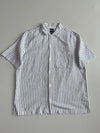 Gap Made With Linen Striped Short Sleeve Shirt (M/L)