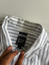 Gap Made With Linen Striped Short Sleeve Shirt (M/L)