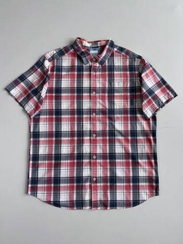 Columbia Active Fit Plaid Short Sleeve Shirt (XL/2XL)