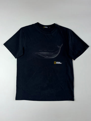National Geographic “Deep Sea Wonders” Whale Graphic Tee – Black  (M)