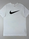 Nike Swoosh Big Logo Tee – White  (L)