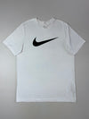 Nike Swoosh Big Logo Tee – White  (L)