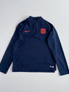 Nike FC Barcelona Dri-Fit Half Zip Drill Top - Navy (XS)