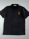 Lamborghini Embroidered Bull Logo Polo – Black  (L)