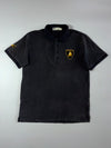 Lamborghini Embroidered Bull Logo Polo – Black  (L)
