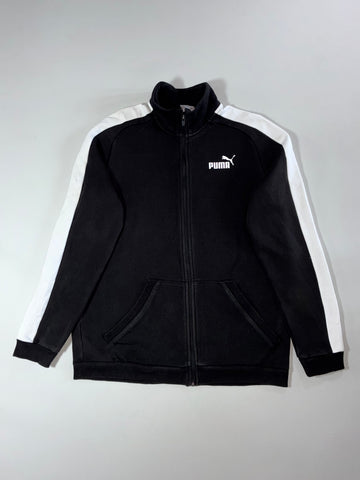 Puma T7 Track Jacket – Black/White  (M)
