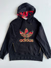 Adidas Originals Floral-Lined Trefoil Hoodie (2Xl)