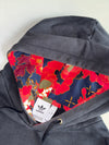 Adidas Originals Floral-Lined Trefoil Hoodie (2Xl)
