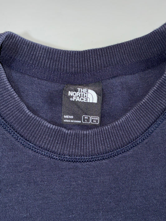 The North Face Zip-Pocket Crewneck Sweatshirt – Navy (XL)