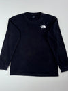 The North Face Long Sleeve Logo Tee – Black (S)