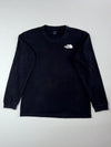 The North Face Long Sleeve Logo Tee – Black (S)