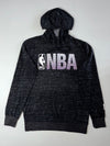 NBA Marled Logo Pullover Hoodie – Black/Grey (M)