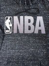 NBA Marled Logo Pullover Hoodie – Black/Grey (M)