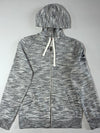 Reebok Space-Dye Full-Zip Hoodie – Grey Melange (S)