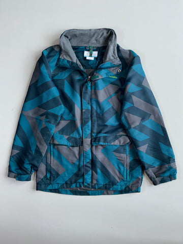 Columbia Geometric Print Hooded Jacket (M/L)
