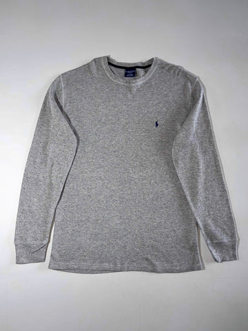 Polo Ralph Lauren Thermal Waffle-Knit Long Sleeve – Grey (XL)