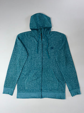 DC Shoes Marled Full-Zip Hoodie – Teal  (M)