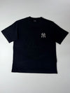 MLB New York Yankees Embroidered Tee – Black (L)