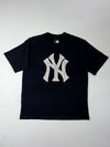 MLB New York Yankees Embroidered Tee – Black (L)