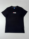 FILA Taped Collar Logo Tee – Black (M)