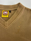 Vintage Y2K Ecko Unltd. Striped V-Neck Knit Sweater (XL)
