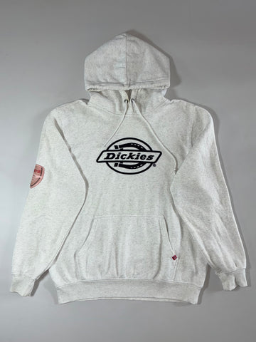 Dickies Logo Hoodie with Arsenal Patch – Ash Grey (XL)