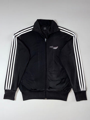 Adidas Originals Track Jacket – Black w/ White 3-Stripes (M)