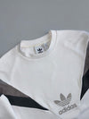 Adidas | Colorblock Crewneck Sweatshirt White | (M)