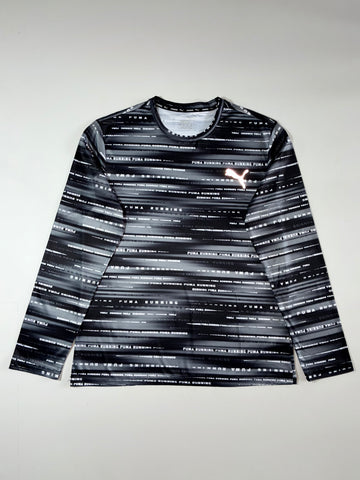 Puma Running All-Over Print Long Sleeve Tee (XL)