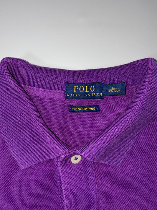 Polo Ralph Lauren Skinny Fit Polo – Purple  (L/XL)