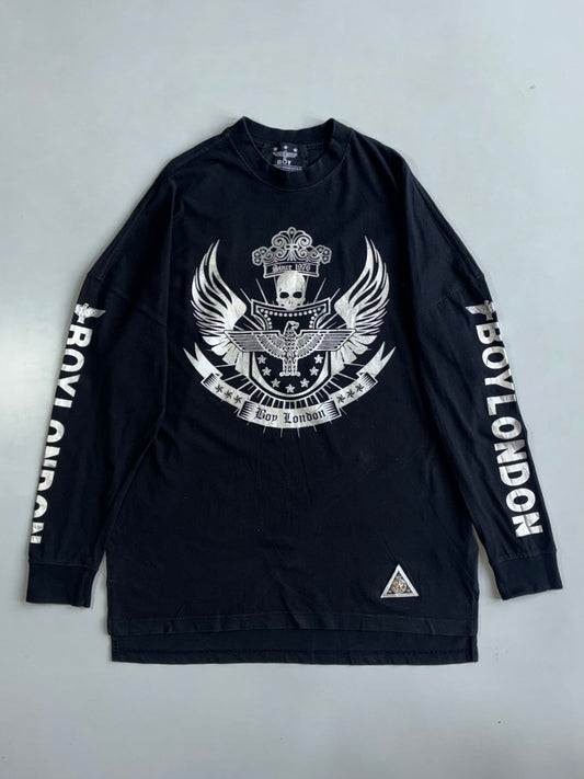 Boy London | Eagle Skull Graphic Longsleeve Black | (2XL)