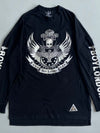 Boy London | Eagle Skull Graphic Longsleeve Black | (2XL)
